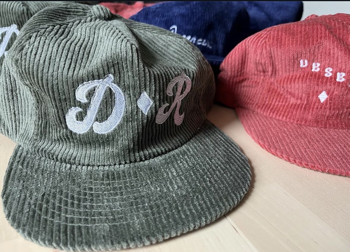 Rural Print Co. custom corduroy hats